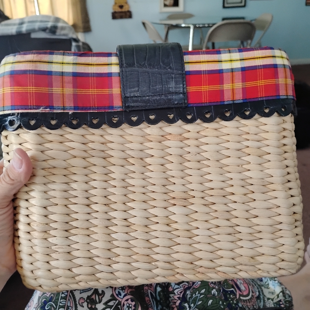 Brighton Plaid and Woven Women's Bag - Picture 3 of 10